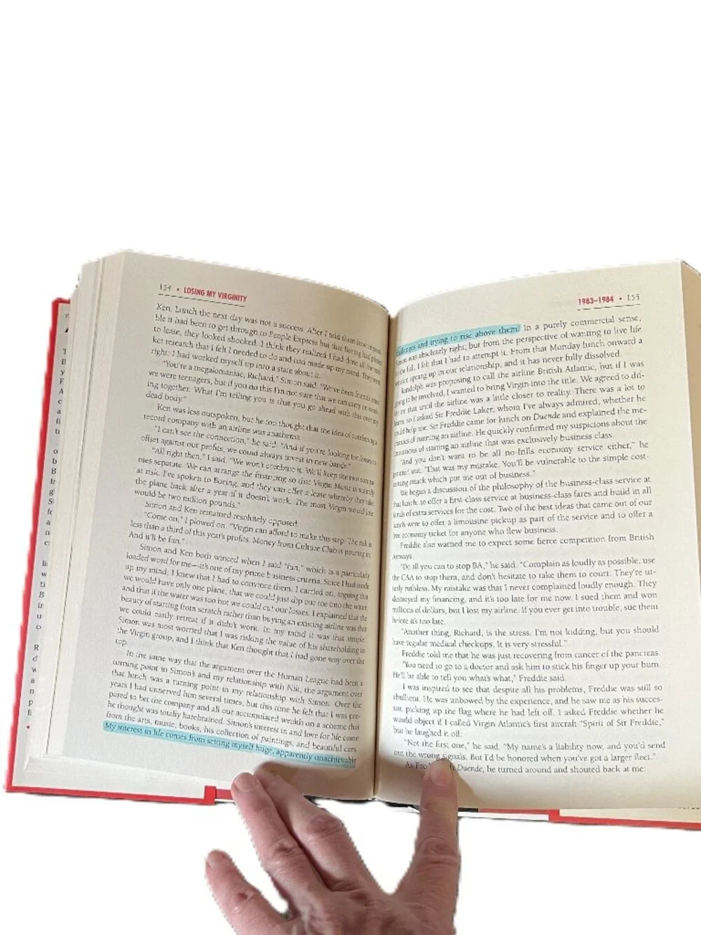 Losing My Virginity by Richard Branson, Hardcover